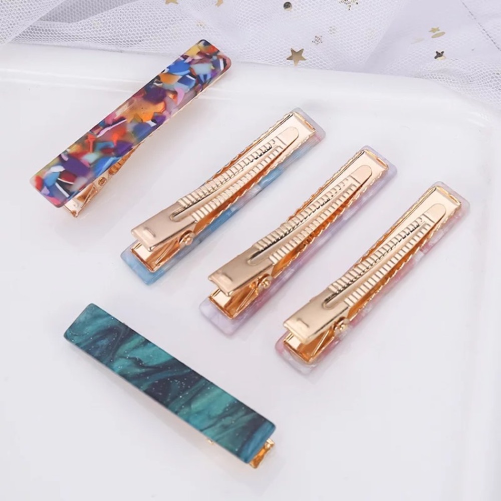⚜️[𝟯/$𝟭𝟴]⚜️Tortoise Coral Acrylic Hair Clip New - Picture 5 of 13